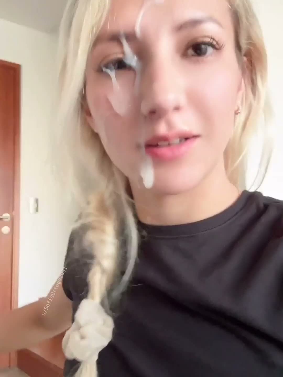 Blonde Amateur Swallows Every Drop