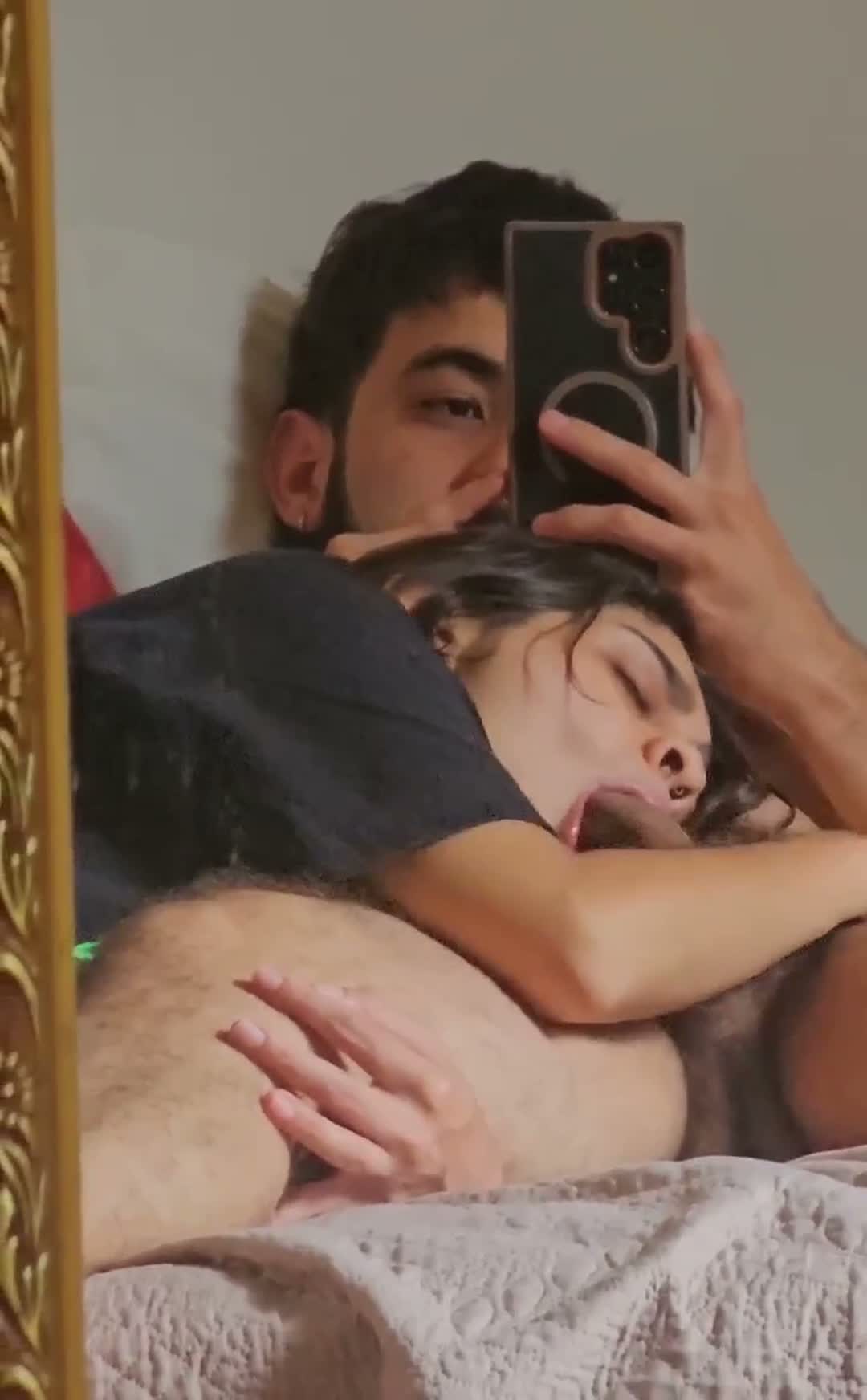 Desi Babe Teases Hard With Blowjob