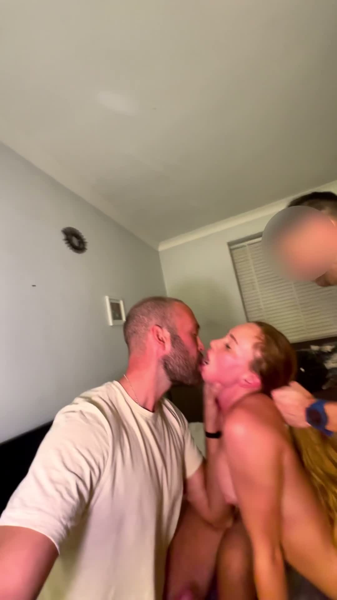Amateur Redhead Threesome Tonight