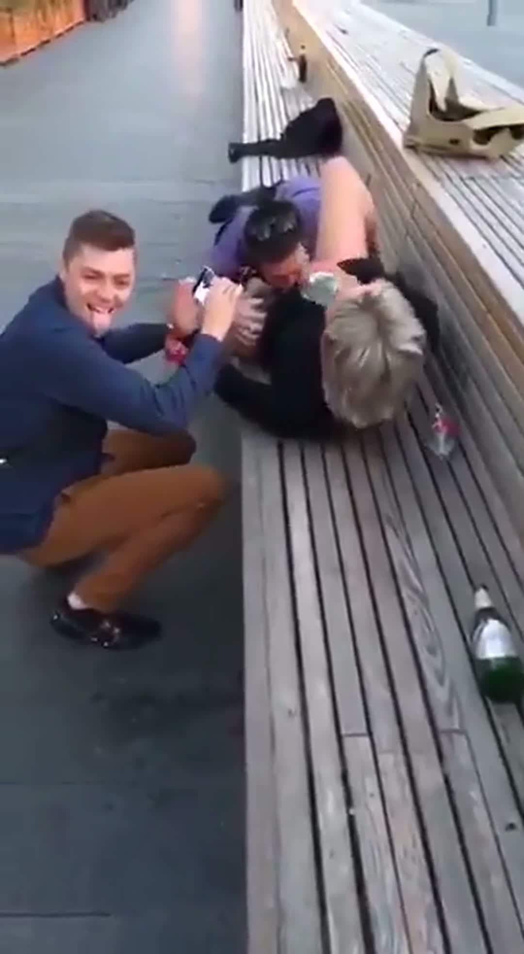 Amateur Blonde Squirt in Public