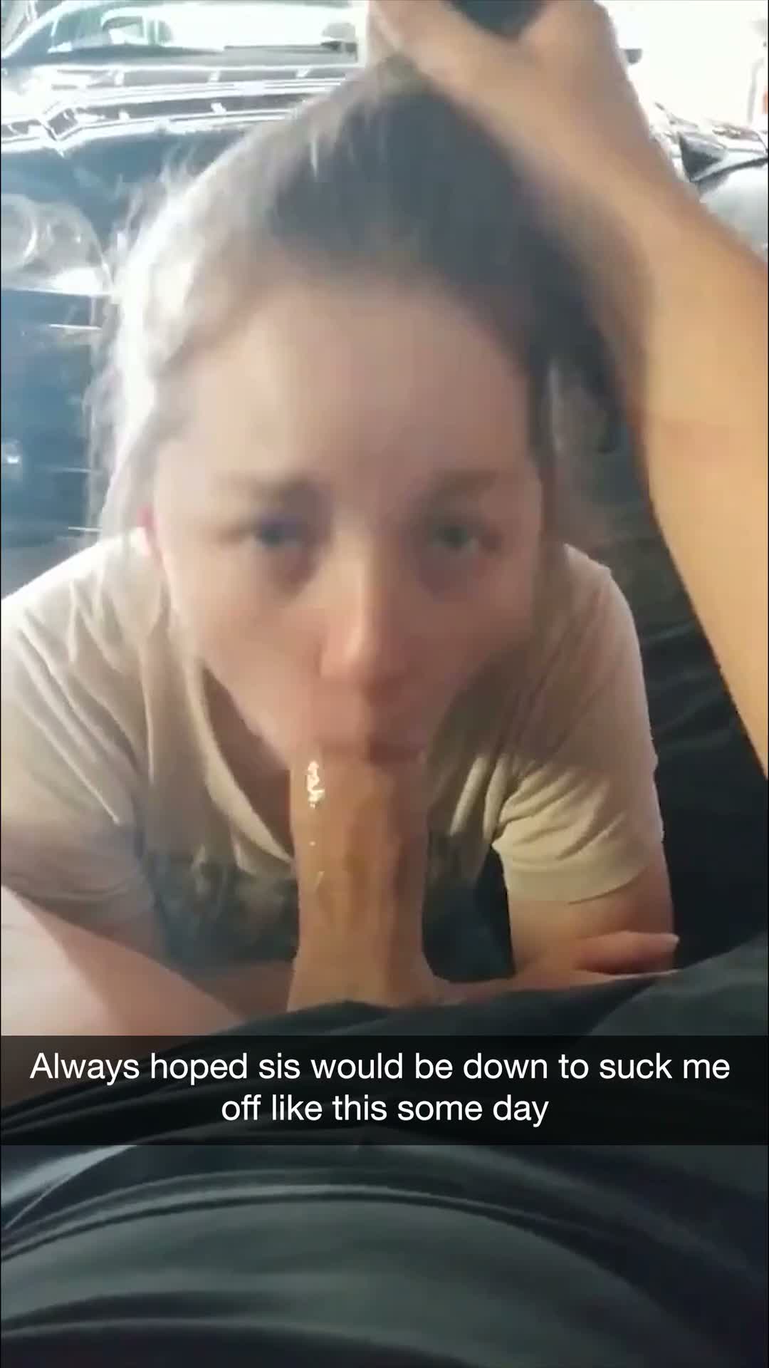 Blowjob Brother Caption