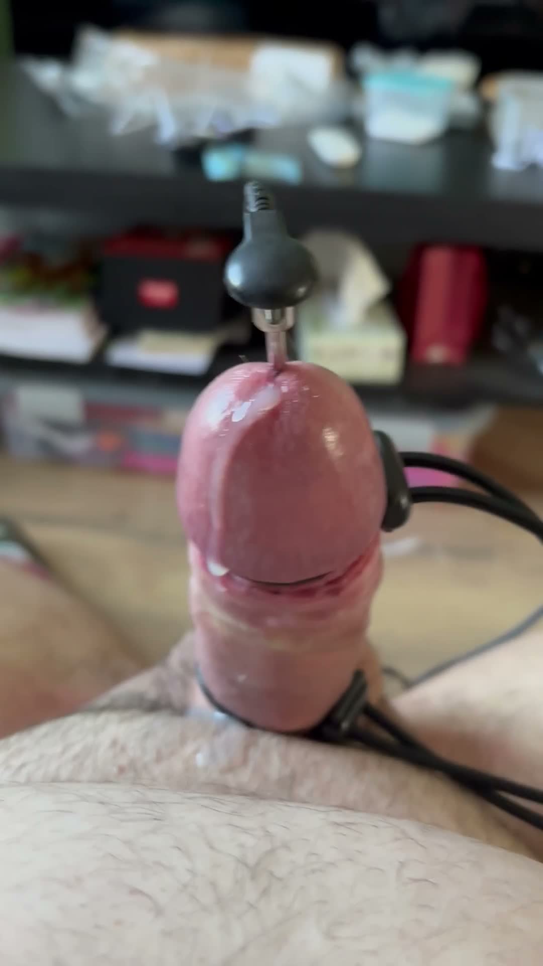 Latina Electro Double Cumshot Surprise