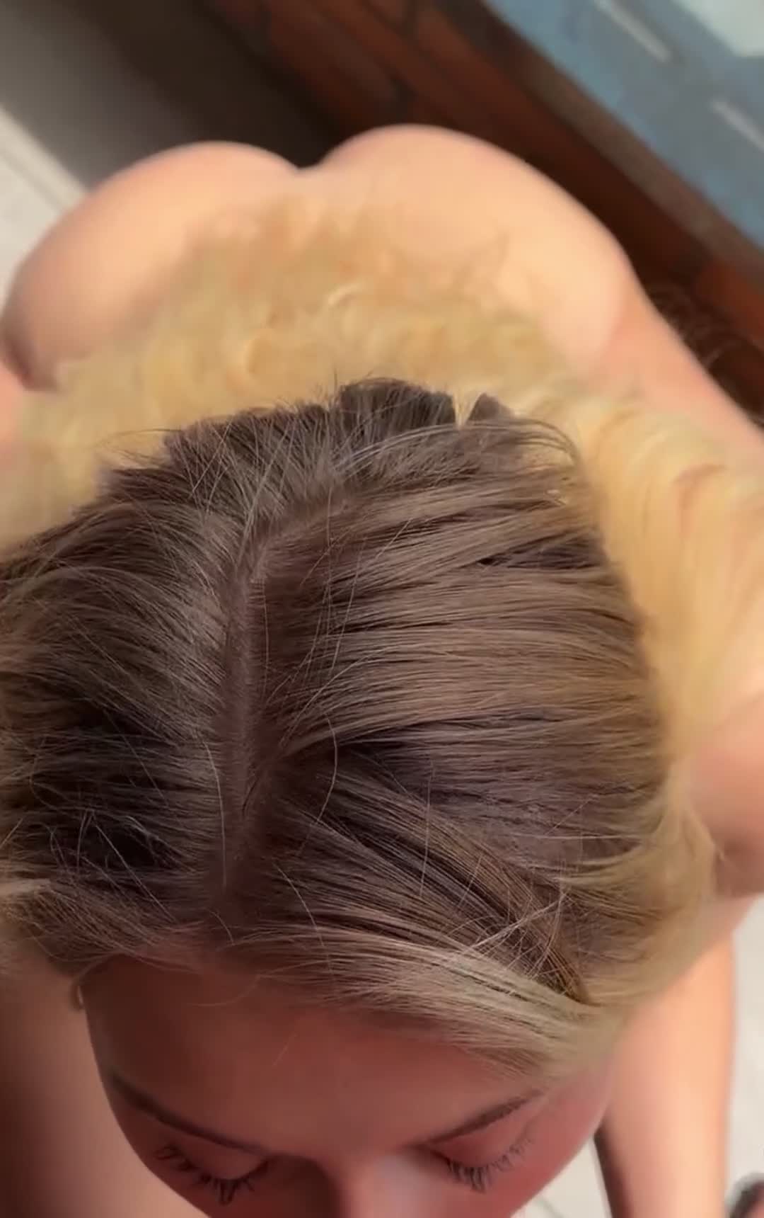 Cute Blonde Amateur Blowjob Surprise