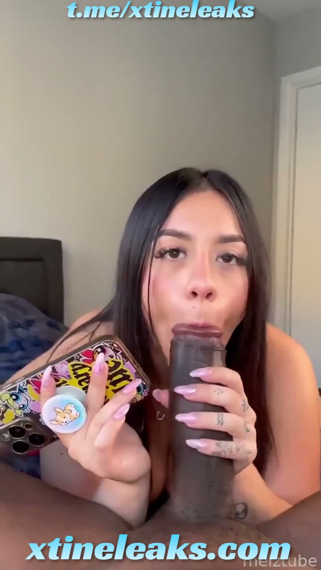 Amateur Babe Takes Big Dick Blowjob — Extended